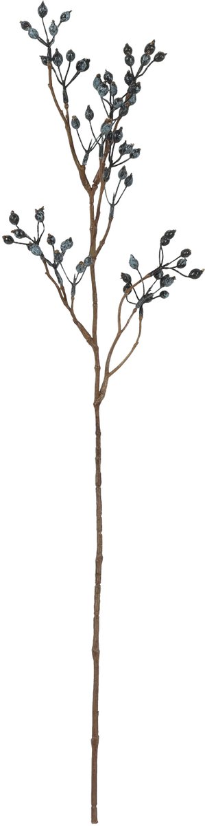 Countryfield kunstbloem speelgoed Rosa canina blauw 60cm decoratie.