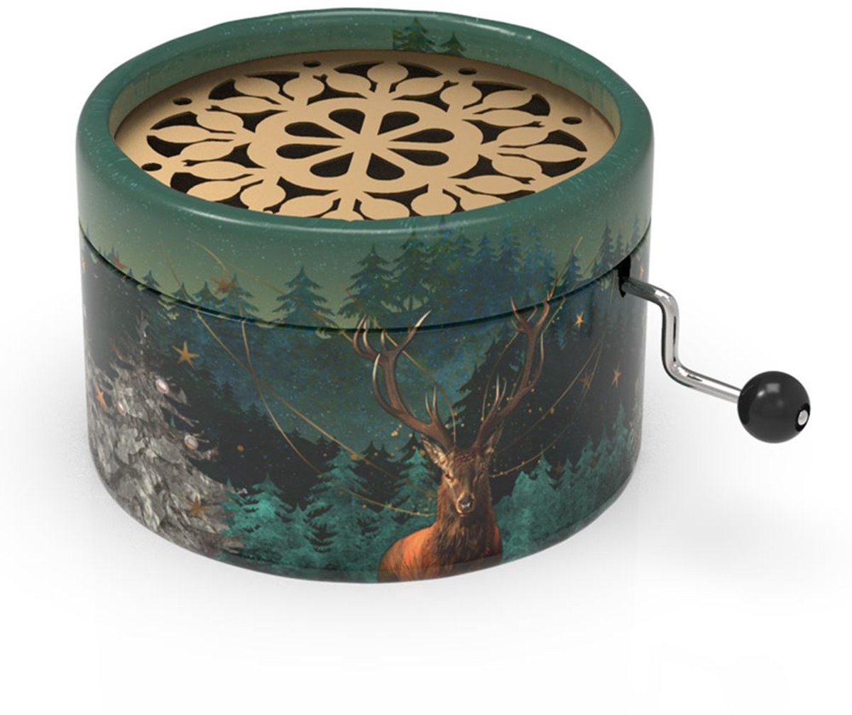 Belle Lurette muziekdoosje speelgoed Deer Silent night kerst.