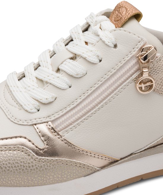 Baskets Tamaris femme blanc beige - Taille 38