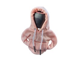 Mj Joys® - Versnellingspook Hoodie - Universele Pook Cover Met Capuchon - Hoodie Pook Hoes - Versnellingspook Beschermer - Autopook Cover - Pookknop - Roze