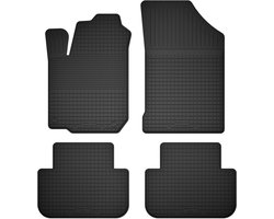 Wielganizator BasicProtect Serie - Auto Rubber Matten - Opel Combo E - Compatibel Korytkowe Vloermatten - 4 Stuks