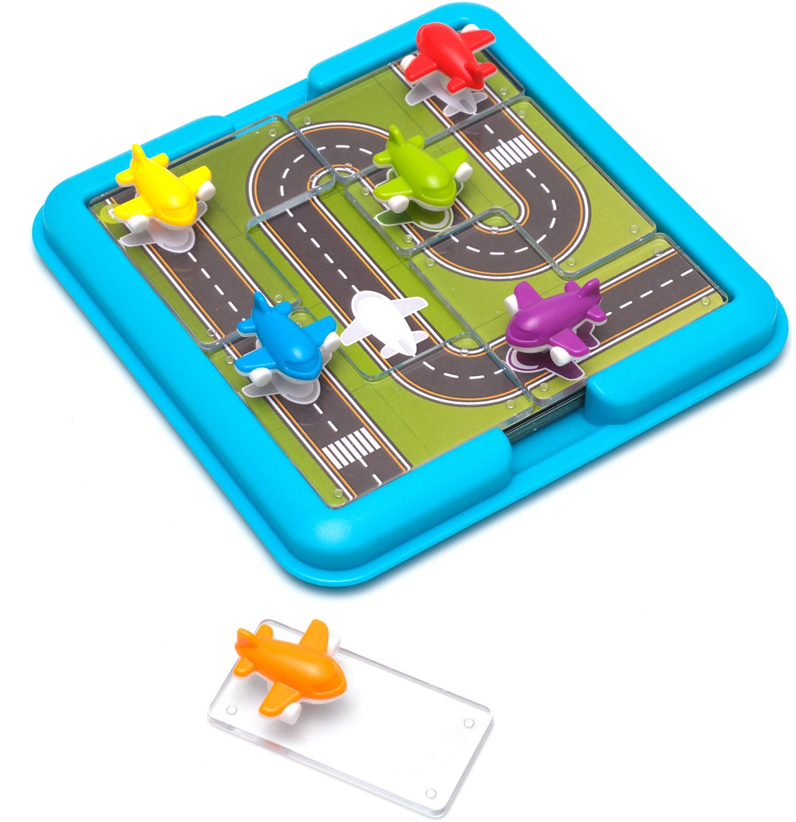SmartGames Take Off - Logisch Denkspel & Reispuzzel - 60 Opdrachten met Vliegtuigen - Educatief Solospel voor Kinderen en Volwassenen - Vanaf 5 Jaar — cadeau in Spellen & Speelgoed - foto 2