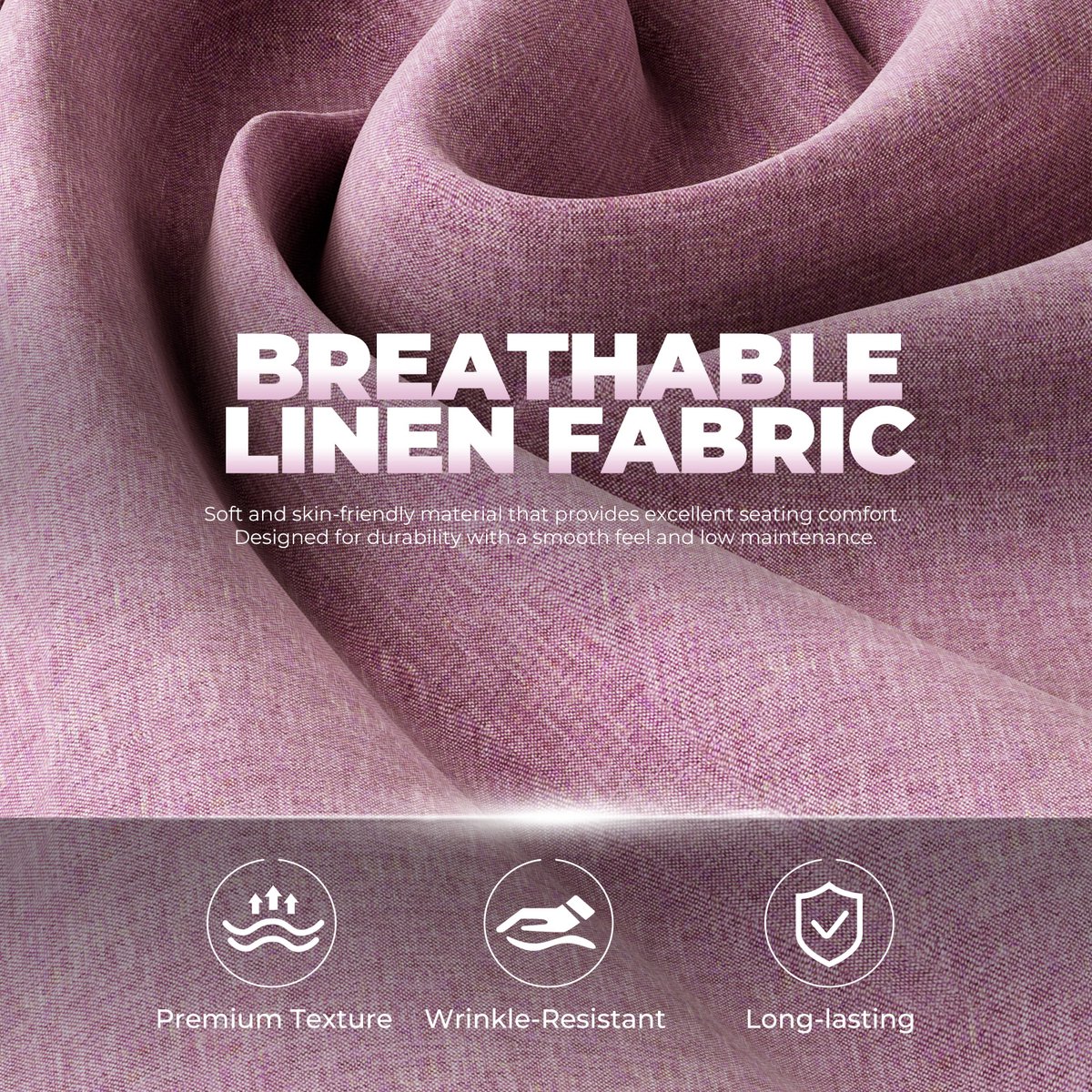 GTPLAYER Gamingstoel Roze met 160° Verstelbare Rug - afbeelding 3