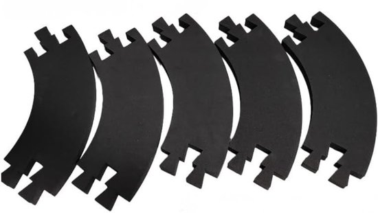 Quvo® Dartbord Surround Ring - Dartbordring - Dartbord Muurbeschermer - Zwart- 45cm x 72cm x 3cm — afbeelding 4