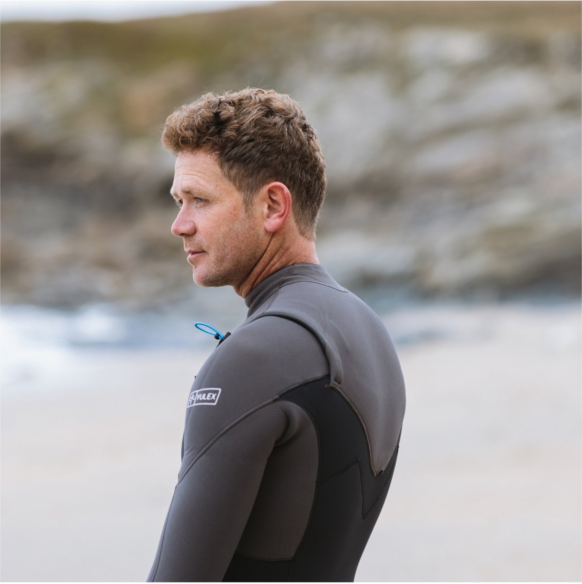 2026 Gul Heren Yulex Flexor 5/4mm Borst Ritssluiting Wetsuit FX1221-BK