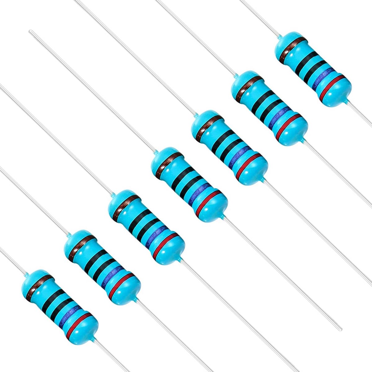 50x 1W 270 Ohm Metaalfilm Weerstanden 1% Tolerantie Axiaal PTH Componenten