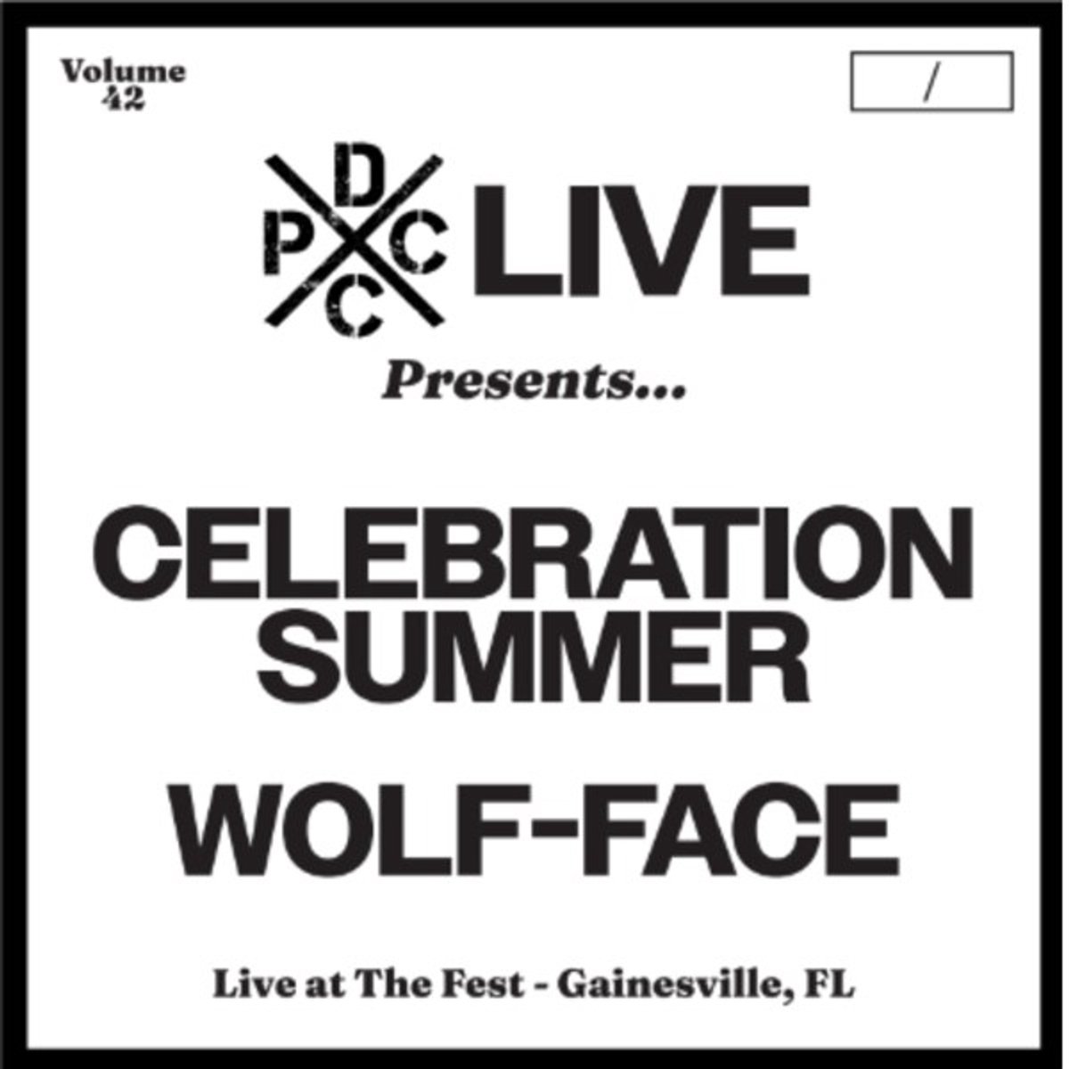 Celebration Summer & Wolf-Face - DCxPC Live Vol. 42 (LP)