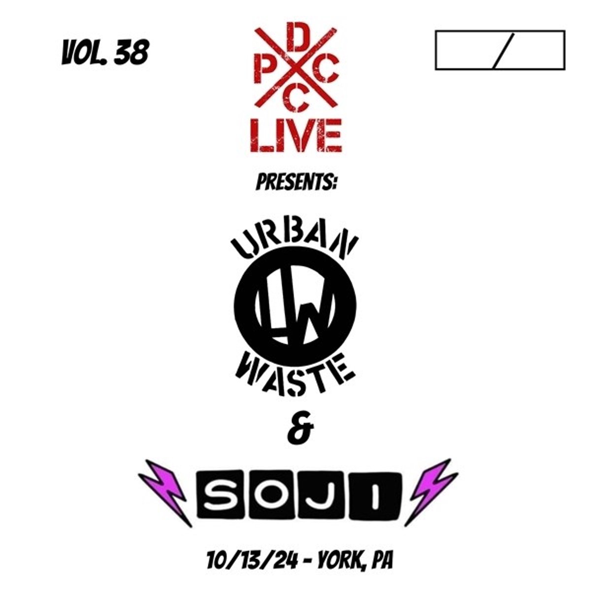 Urban Waste & Soji - DCxPC Live Vol.38 (LP)