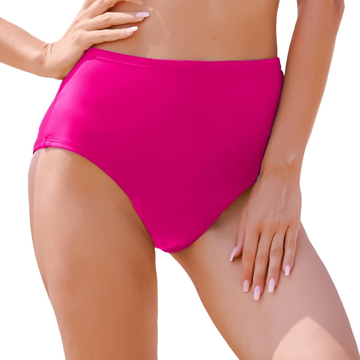 Lekvrije Zwembroek voor Menstruatie - Hoog Taille Bikinibroek voor Dames & Meisjes