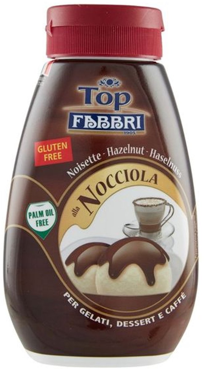 Fabbri | Mini Topping Hazelnoot | 225 gram