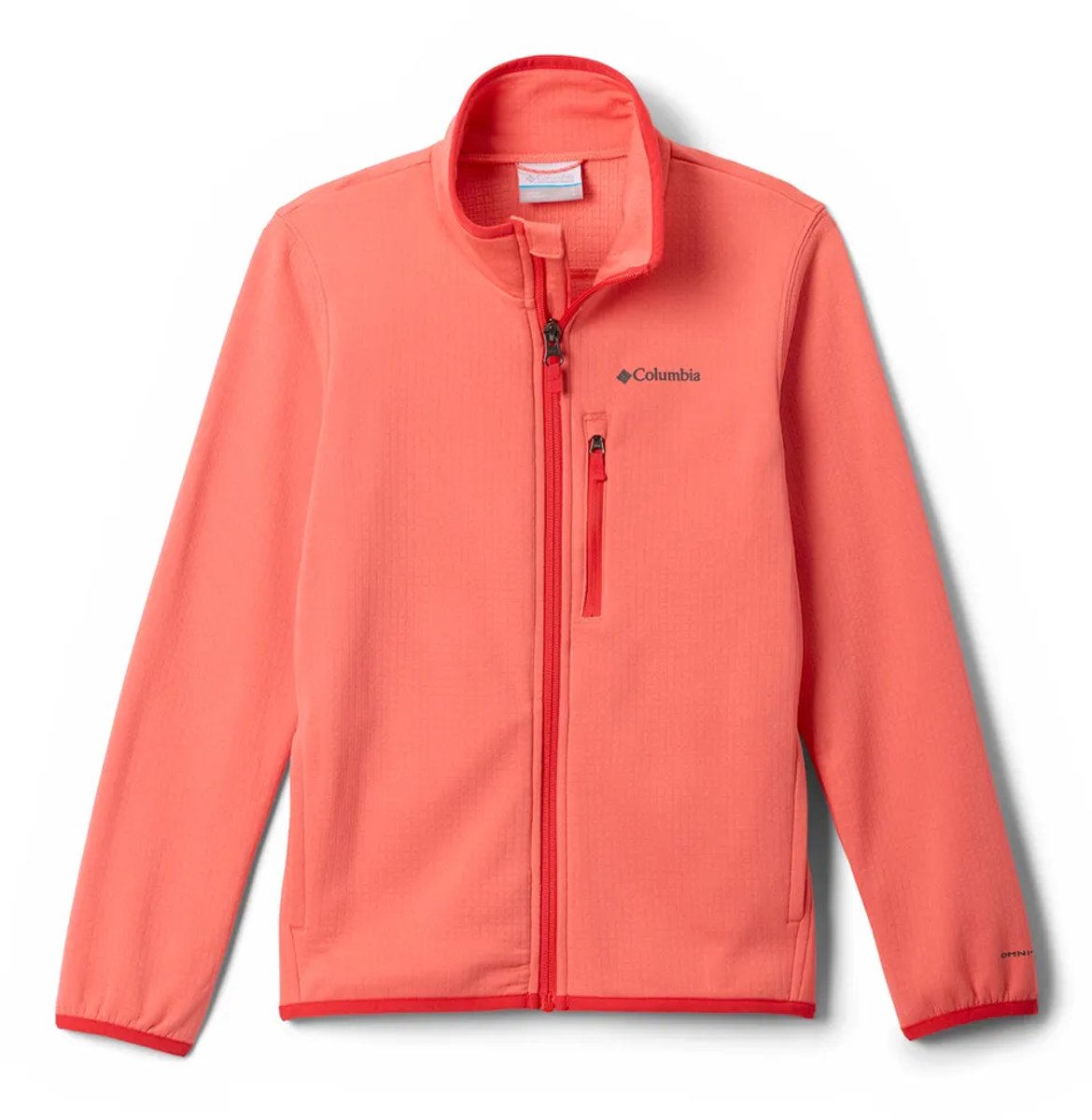 Columbia Essential Hike™ Grid Fleece Met Volledige Rits 10-11 Years Jongens Koraal