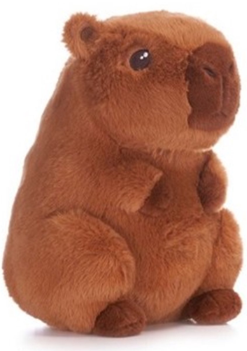 Capybara (Donkerbruin) Pluche Knuffel 26 cm – Capibara