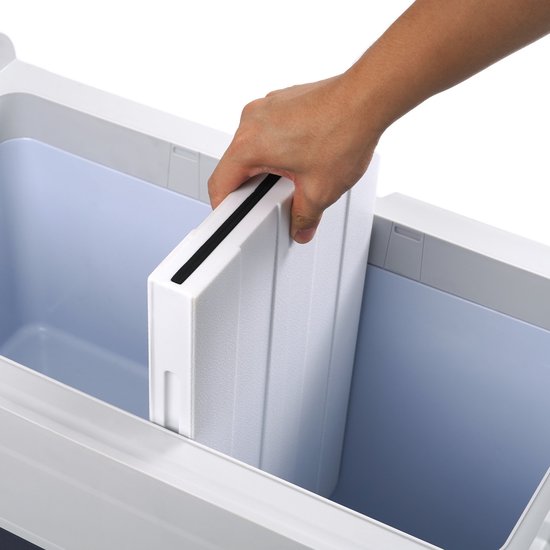 Volkstool® V60 Cool Freeze Box 60L - Elektrische Compressor Koelbox Dual Zone - Koelen en Vriezen (Self-Organising) met Twee Zones - Extra Slim Handvat en Compacte Wielen - Met Digitaal Display - Werkt op 12V en 230V - Eenvoudige Bediening van Merkloos — afbeelding 3