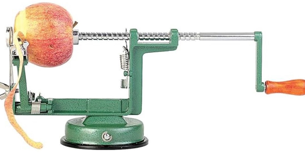 Core® Appelschilmachine – Appelschiller – Appelschilapparaat – Groen - 31cm x 13cm x 13cm