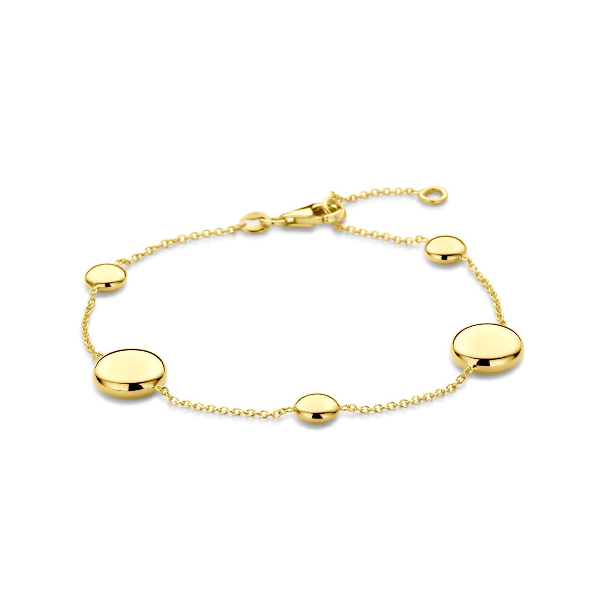 14K geelgouden armband 17 - 19 cm - 4034440