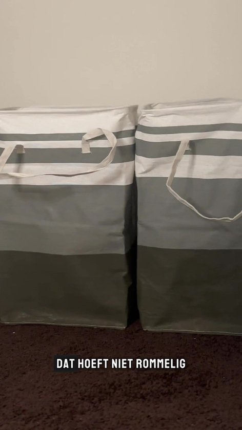 Panier à Linge 2 Pack - 75L - Pliable - Trieur de Linge - Paniers à Linge - Panier à Linge Pliable - Laundry Basket
