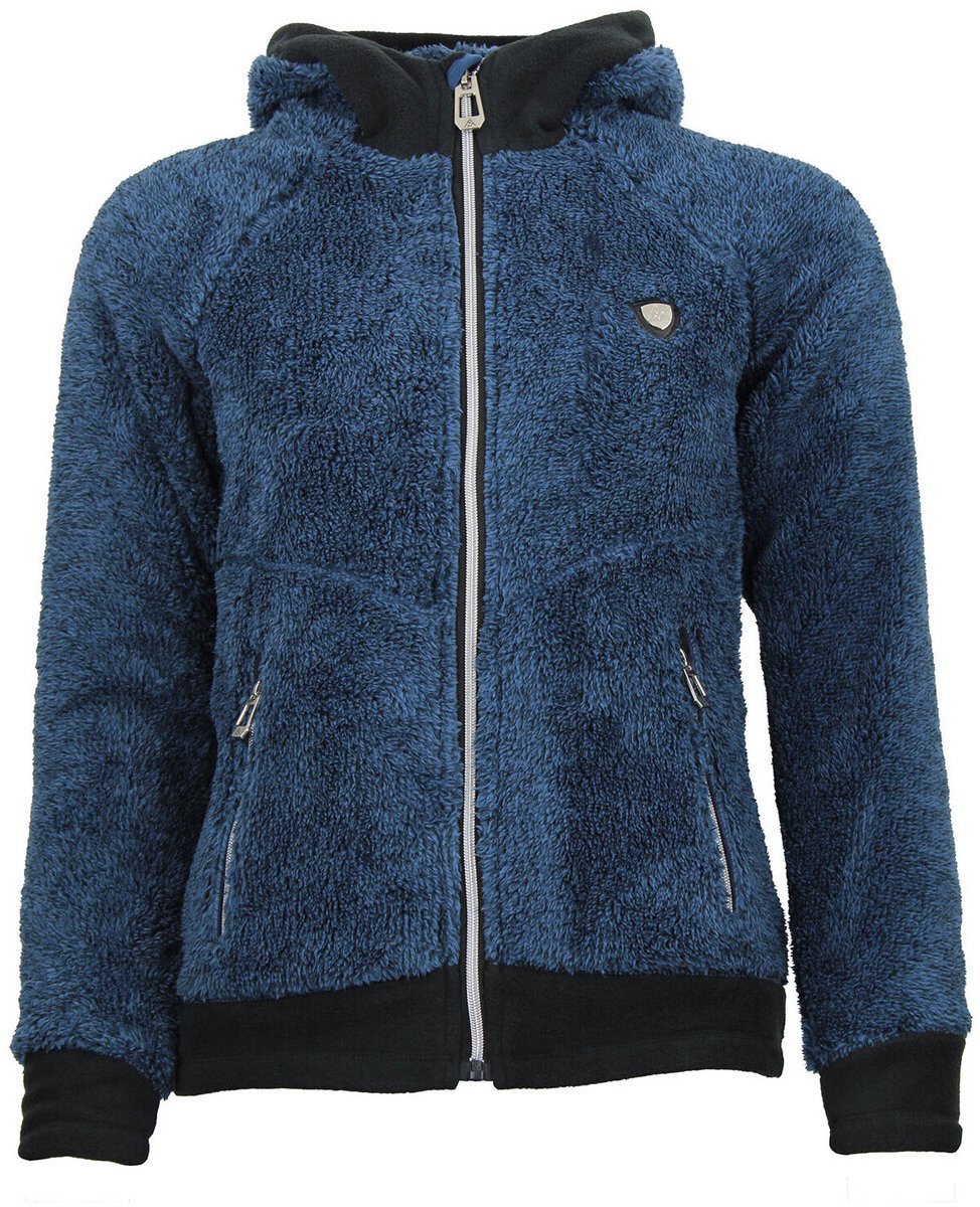 Dames fleece hoodie Peak Mountain Almi Blauw