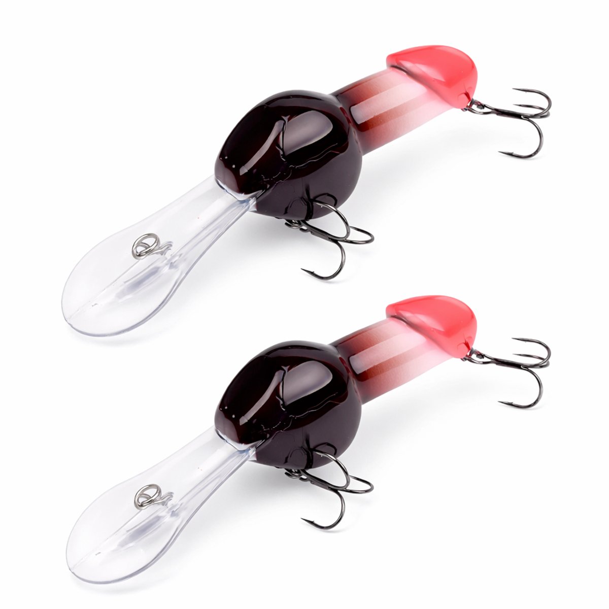 S&D | Kunstaas Penis plug – 27g 14cm – 2 stuks – Grappig kunstaas – Diep lopend – Bovengemiddeld Groot