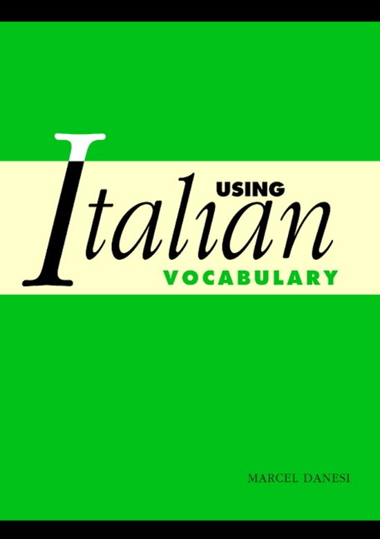 Using Italian Vocabulary - cover