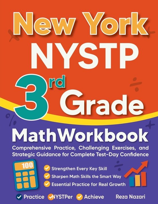 New York NYSTP 3rd Grade Math Workbook - cover