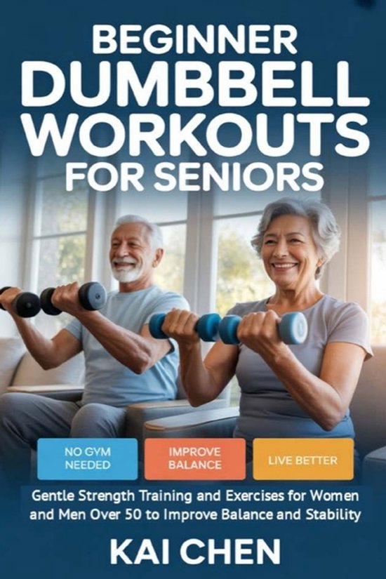 Beginner Dumbbell Workouts for Seniors - cover