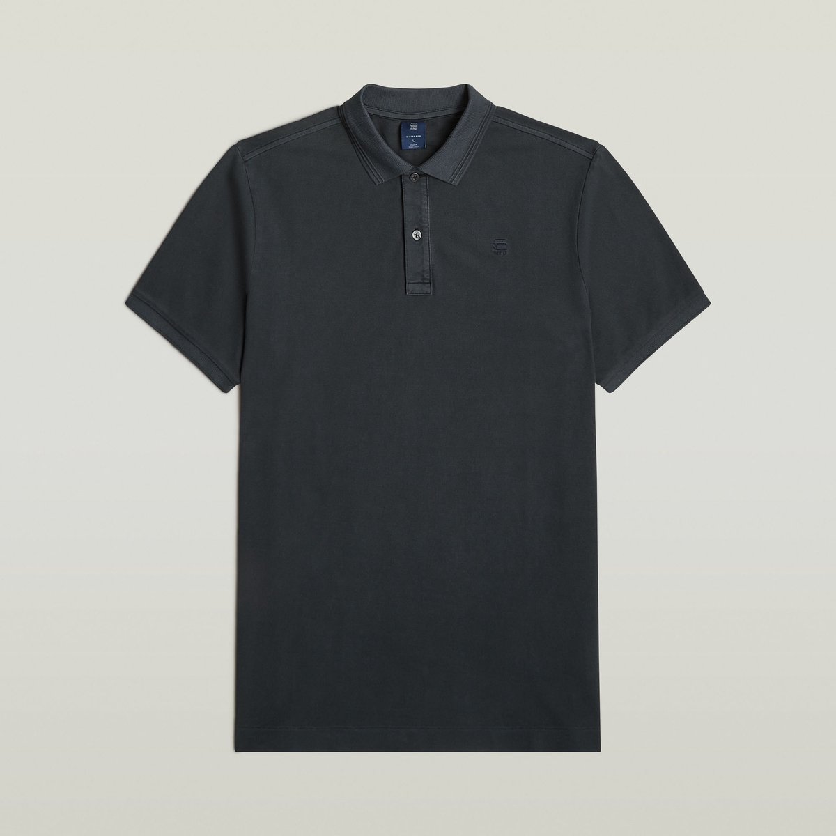 G-star Dunda Overdyed Slim Korte Mouw Poloshirt L Man Salute Gd