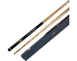 Professionele 2-delige Engelse keu voor pool en snooker met harde opberghoes