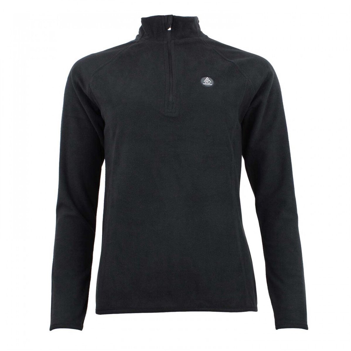 Damesfleece 1/2 rits Peak Mountain Micro Zwart