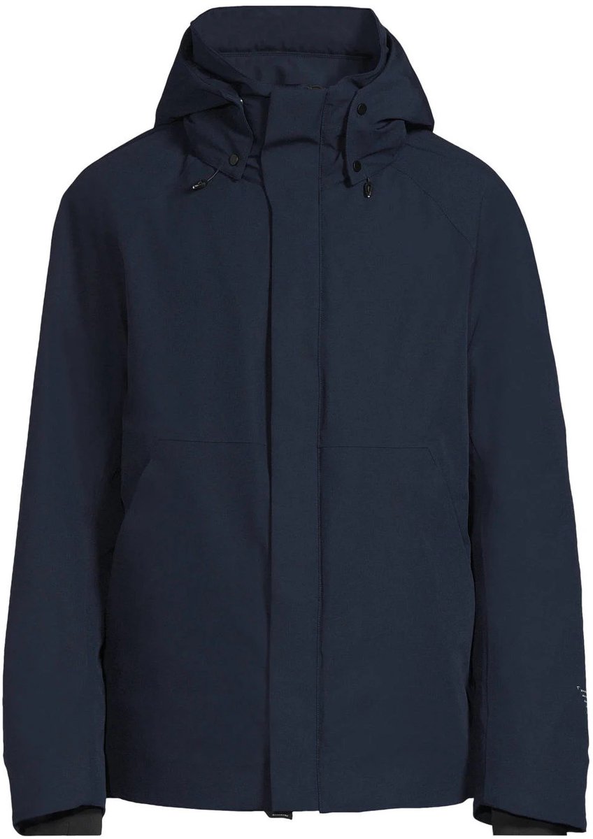 Korte waterdichte winterjas Krakatau Weryk Blauw