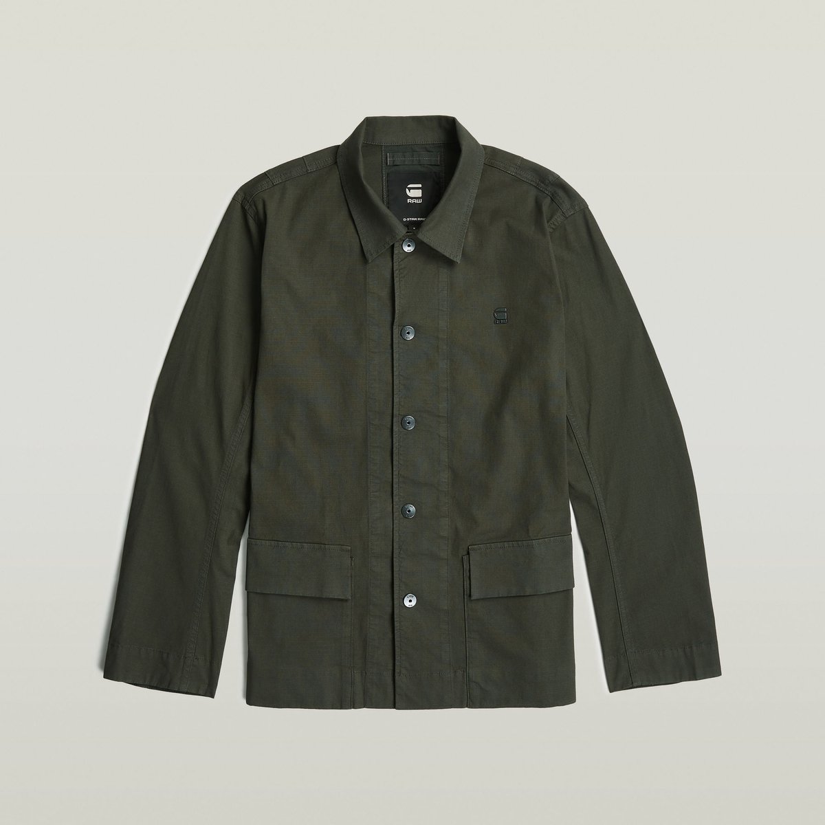 G-Star 2 pkt overshirt Heren Overshirts Asfalt Gd