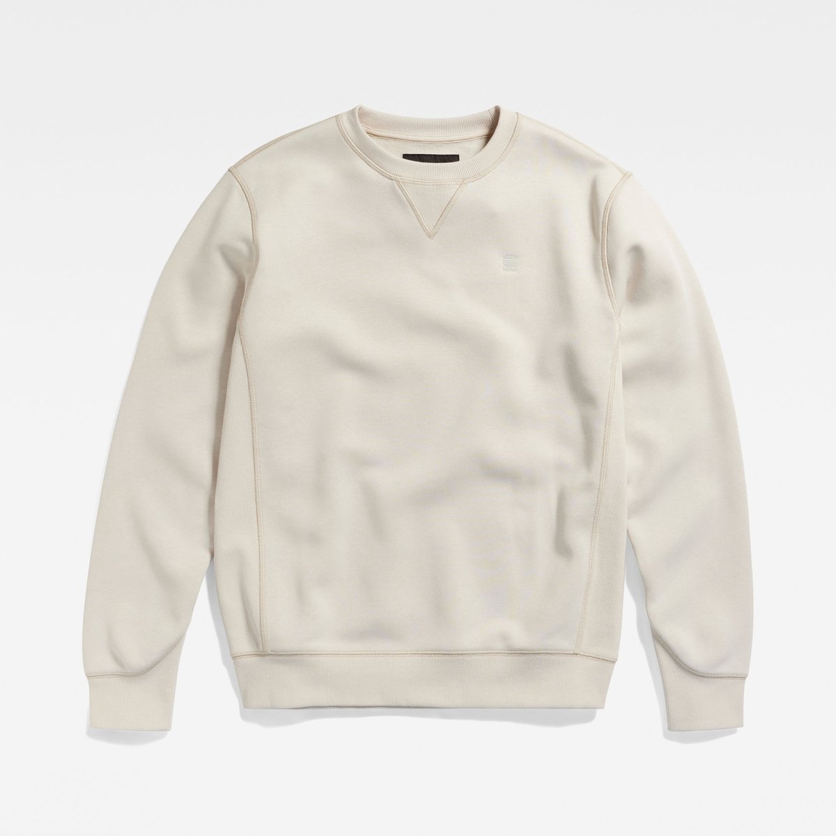 G-STAR Premium core r sw ls Heren Trui whitebait Geel
