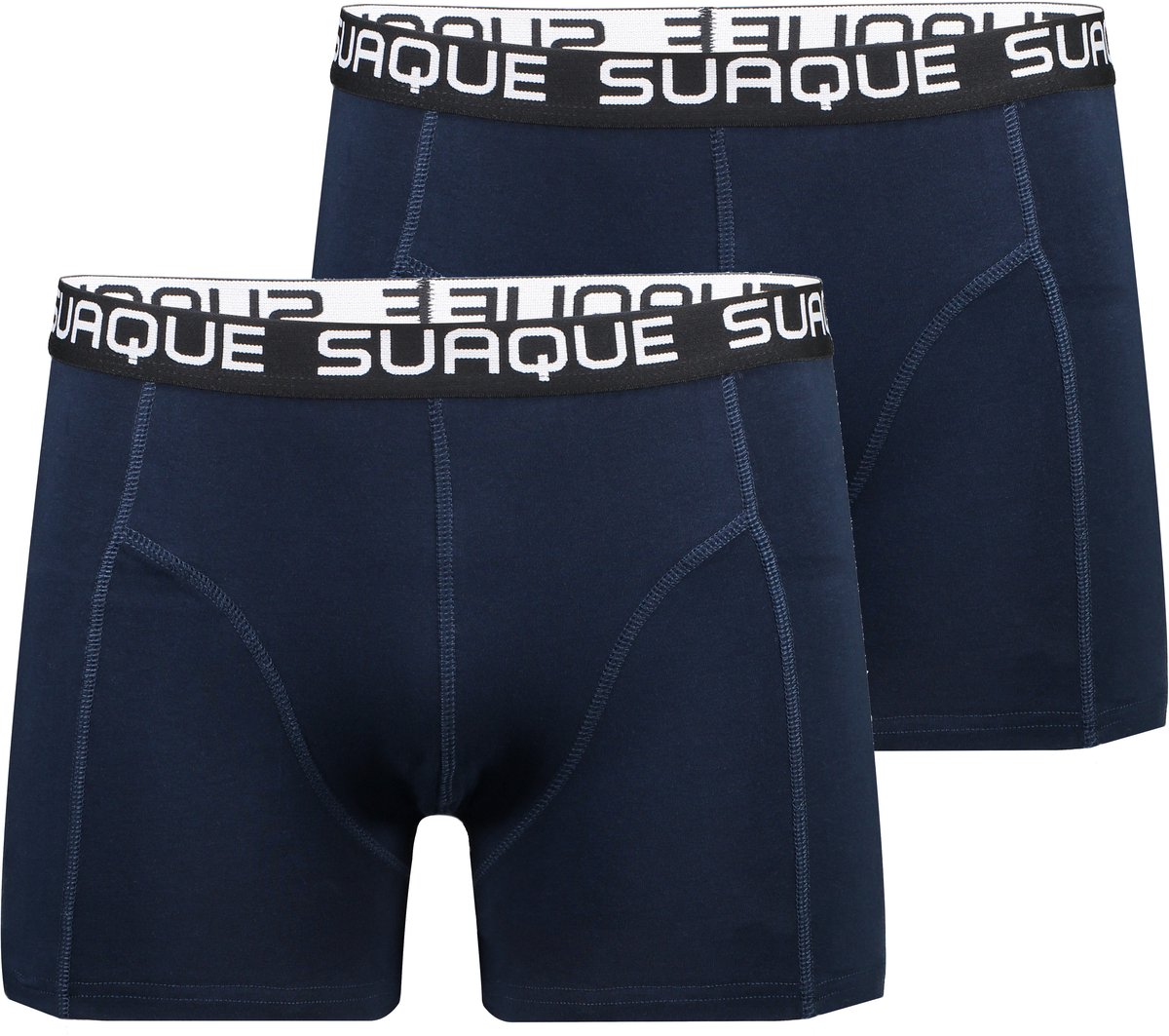 Heren Boxershort Navy blauw 2pack | SUAQUE men Basic Cotton collection | Maat M