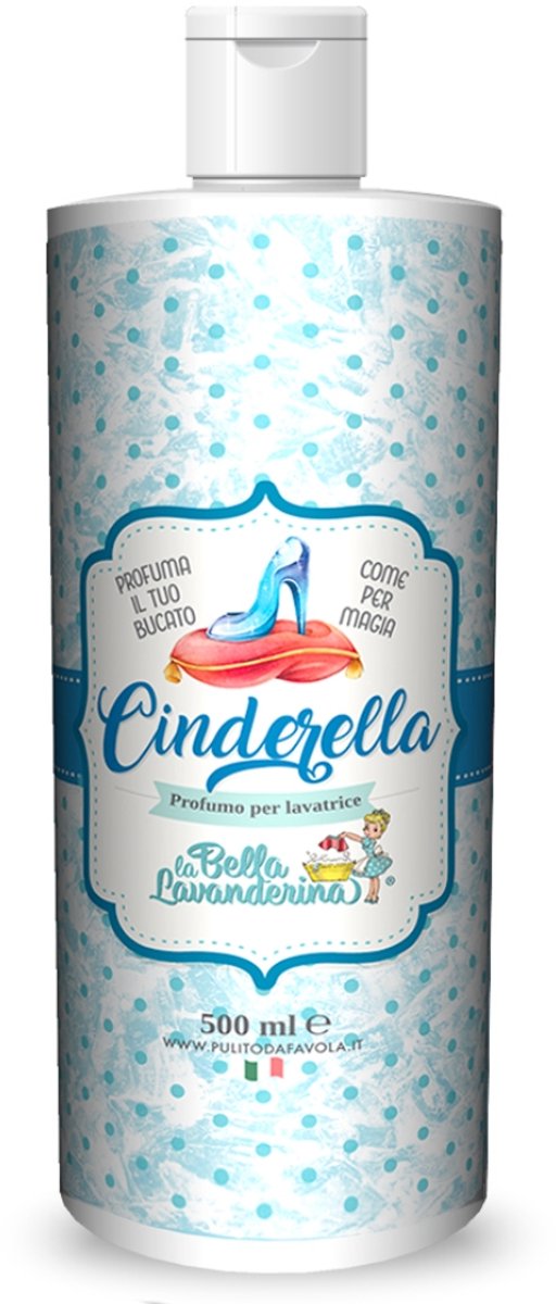 Wasparfum - Cinderella - 500 ML - minimaal 100 wasbeurten - Witte musk - Muschio bianco musk - Lemon