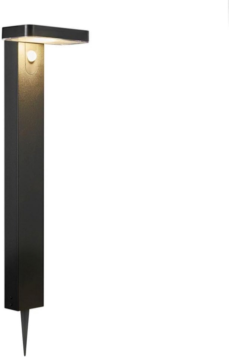 Vierkante LED Buitenlamp 10W Warm Wit Zwart