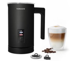 Tomado TMF1201B - Elektrische Melkopschuimer - 4 standen - Warm en koud opschuimen - BPA vrij -…