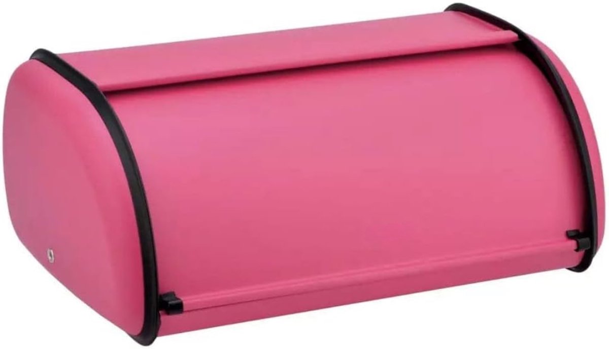 Goodivery ®Broodtrommel, staal, rood, klein 36 cm x 24 cm x 15 cm, 3 kg