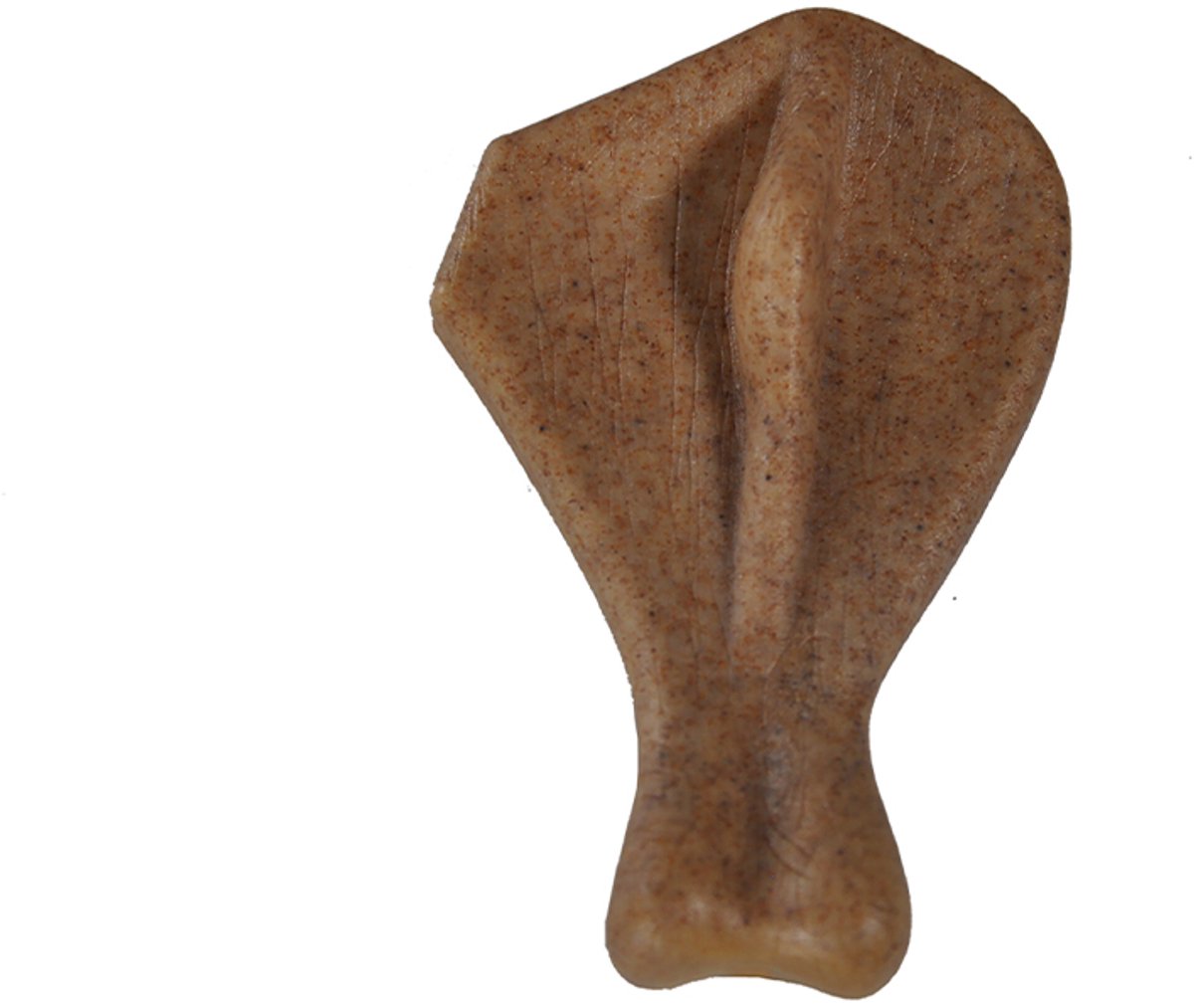 vadigran - kauwspeelgoed voor honden eendenpoot - 30% hout - tandverzorgend -12 x 8 x 2 cm