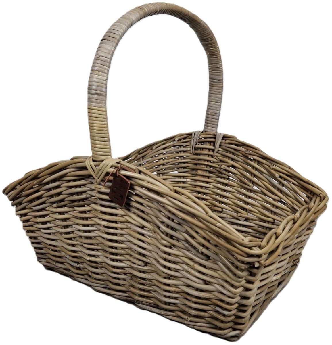 MigoStyling - Hengselmand - Rechthoek - Groot - Picknick - Lectuurmand - Opbergmand -