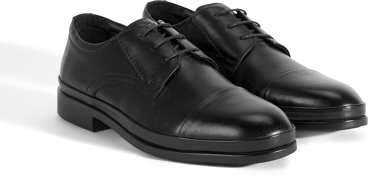 DESA COMFORT Lage schoen Leer Zwart Mannen Schoenpunt: Nez rond Maat: 43 EU