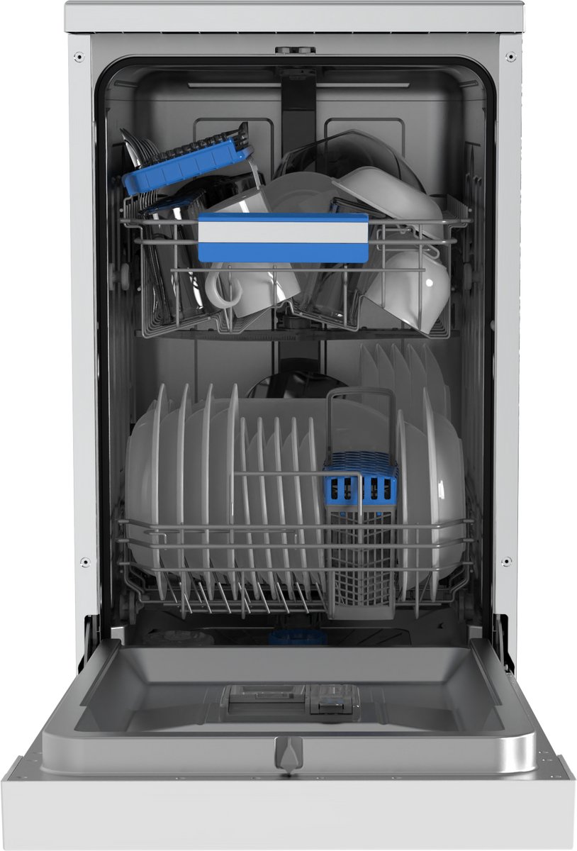 Midea MFD45S200W.2-ES - Vaatwasser - Vrijstaand - Wit - 49 dB - E label - Bestekmand - Wi-Fi connectiviteit thumbnail 4