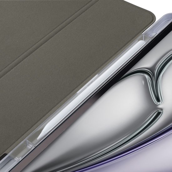 Housse de protection Hama pour tablette Apple iPad Air 13 (2025) - Pliable et transparente - avec compartiment pour stylo - Zwart