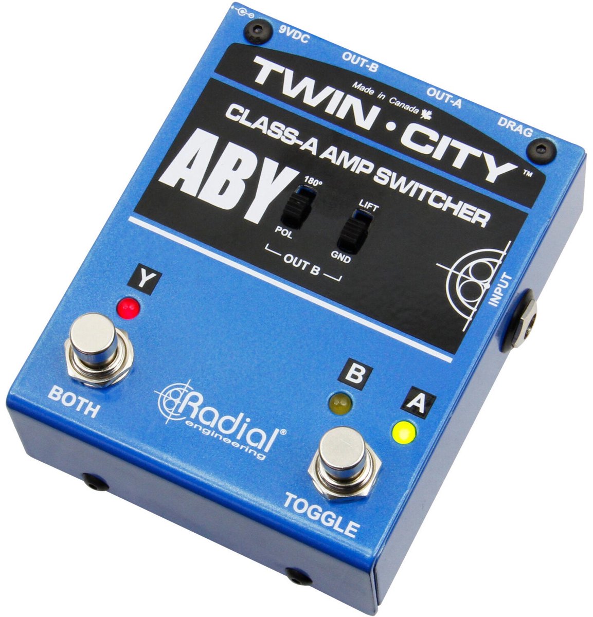 Radial Twin City actieve ABY switcher