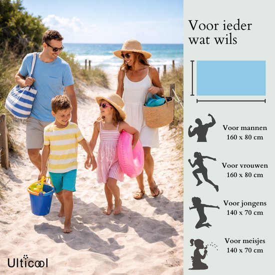 Ulticool - Serviette - Staart de Sirène - Serviette de Bain - Serviette de Plage Serviette de Bain - Enfants - Serviette de Bain à Séchage Rapide - 140 x 70 cm - pour Voyage Fitness Gym Sport - Violet Rose