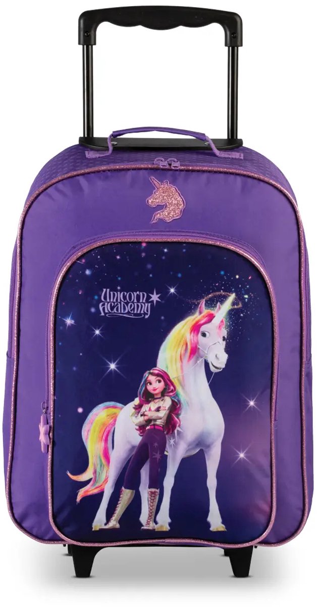 Unicorn Academy Trolley Sparkle - 23 L - 43 x 33 x 24 cm - Polyester