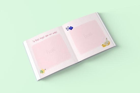 Babybuku - babyboek - Het allereerste Surinaamse babyboek - Volledig in Sranan Tongo - invulboek - kraamcadeau van Merkloos — afbeelding 2