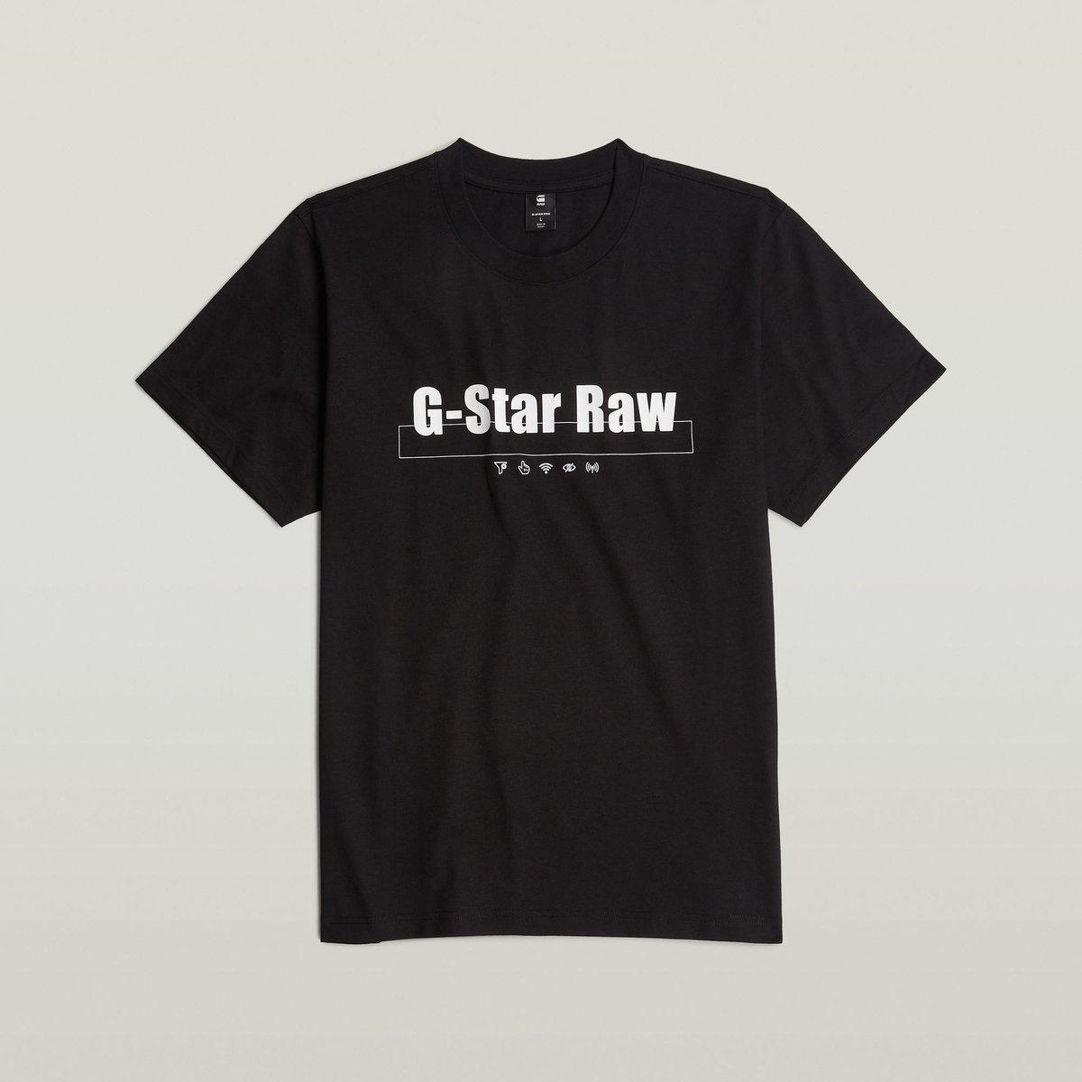 G-Star Symbols print loose r t Heren T-shirts Zwart