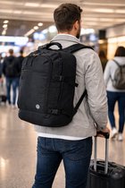HIKENTURE Skischoentas, rugzak met helmvak, 50 liter skirugzak