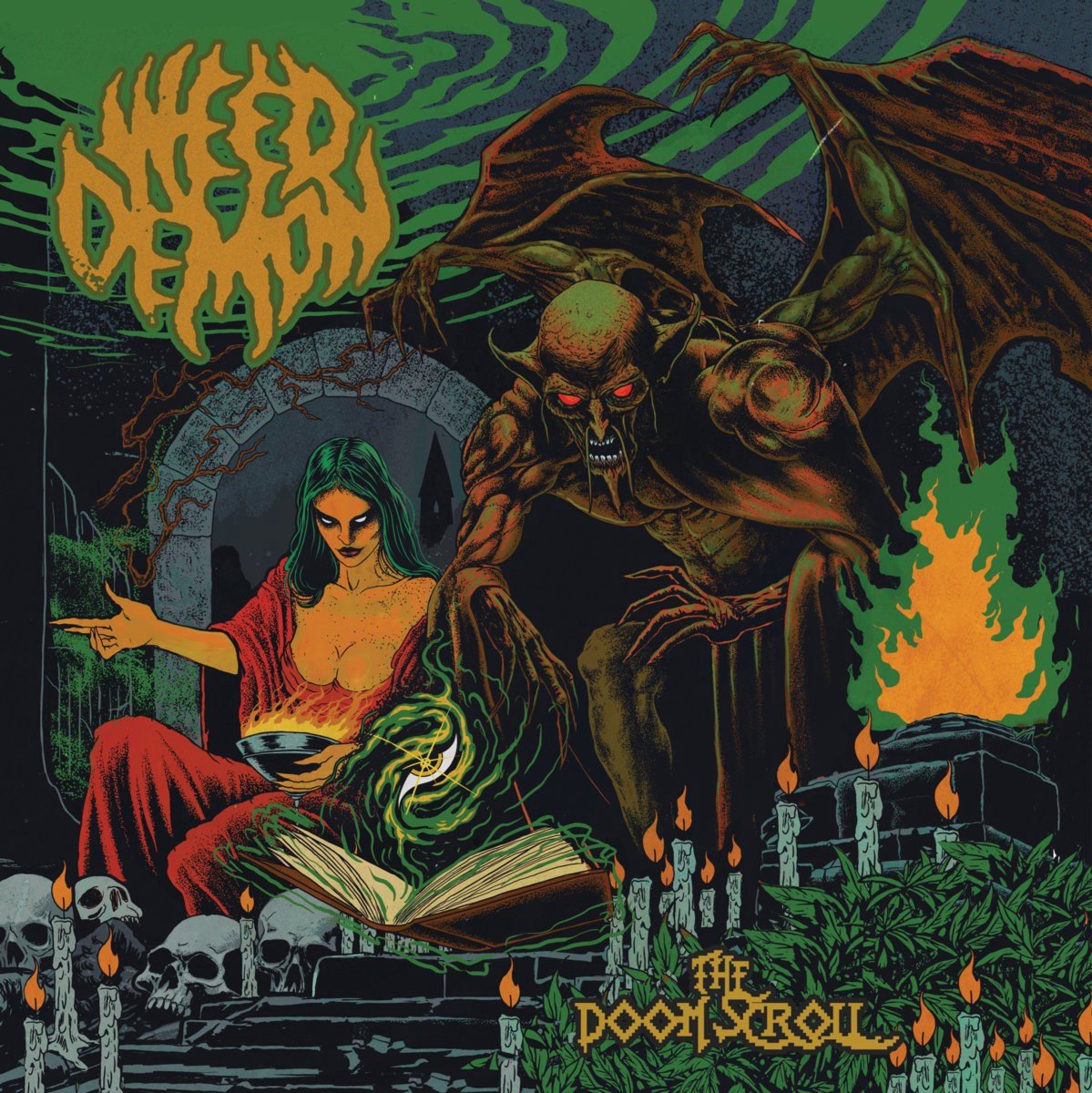 Weed Demon - The Doom Scroll (LP) (Coloured Vinyl)