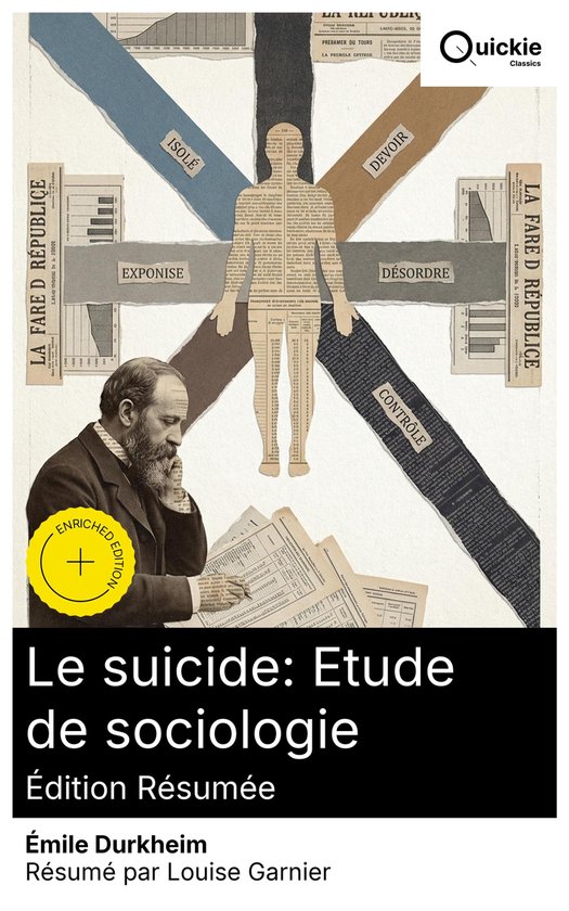 Le suicide: Etude de sociologie (Édition résumée) - cover