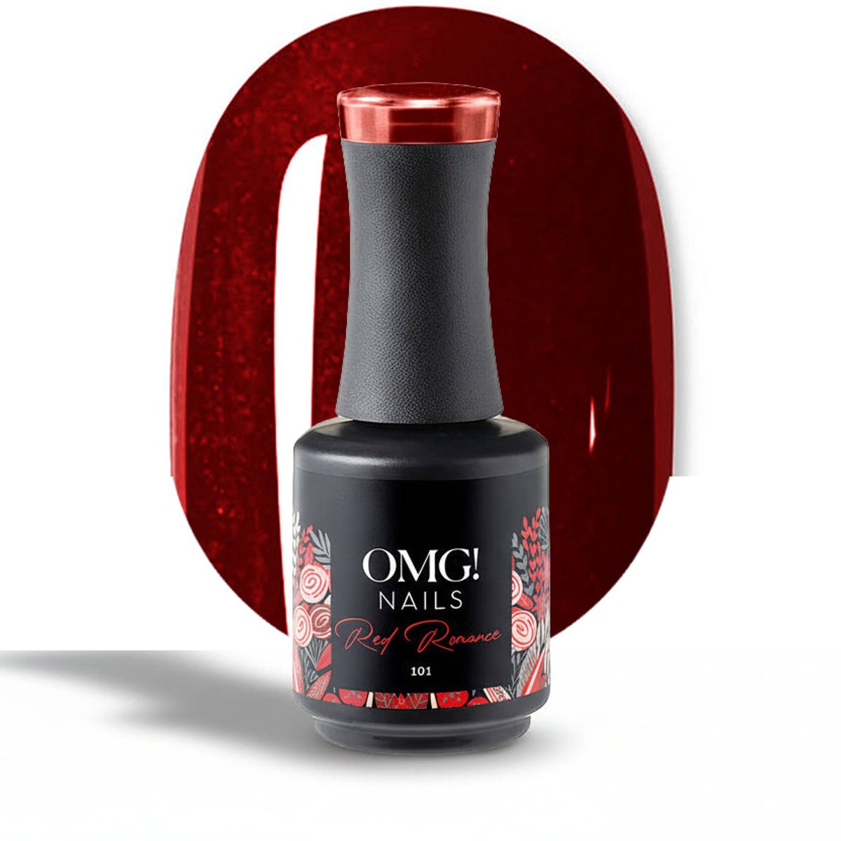 Limea OMG Gellak 101 Red Romance 15ml - Gel nagellak - Rode Gel lak - OMG nails